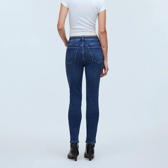 Madewell Stovepipe Slim Straight Leg Jeans High Rise Pendleton Size 27 NWOT - Picture 2 of 10